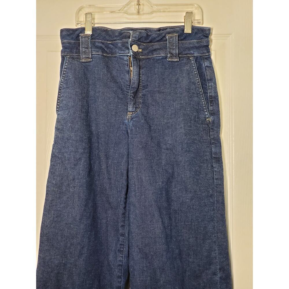 J.Crew Women’s High-Rise Wide-Leg Jeans Size 24 Blue Denim - Picture 11 of 13